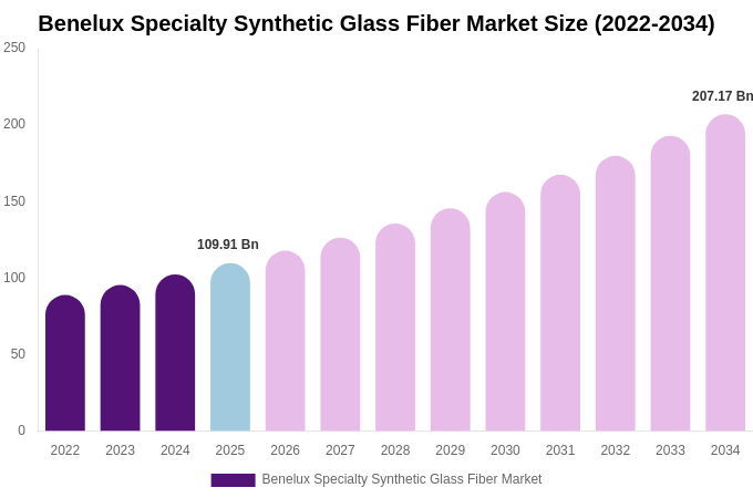 Benelux Specialty Synthetic Glass Fiber Market Size, Share & Trends Report By 2034