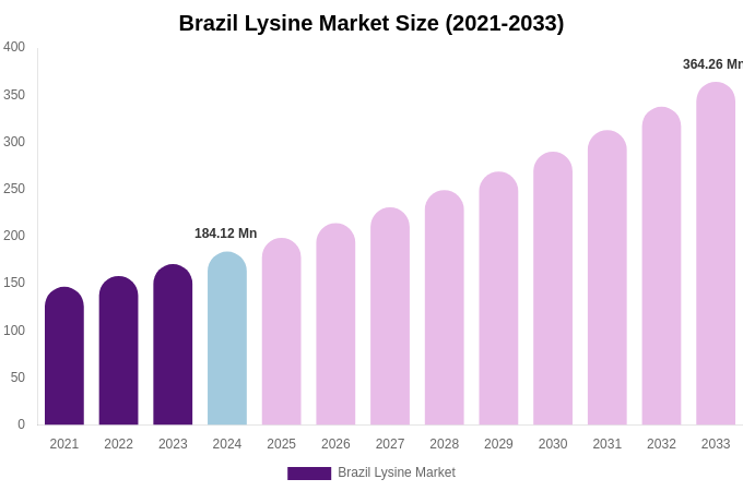 Brazil Lysine Market Size Report By 2033