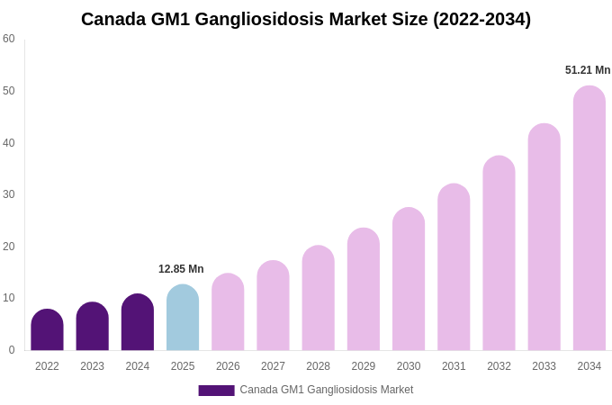 Canada GM1 Gangliosidosis Market Size, Share & Trends Report By 2034