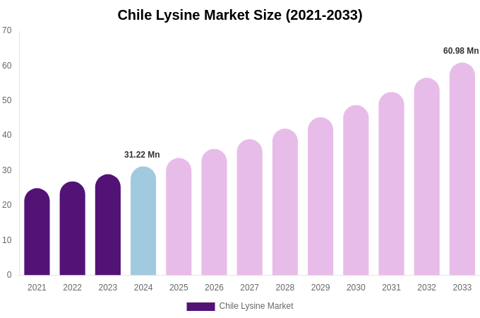 Chile Lysine Market Size, Trends & Forecast Analysis (2025-2033)