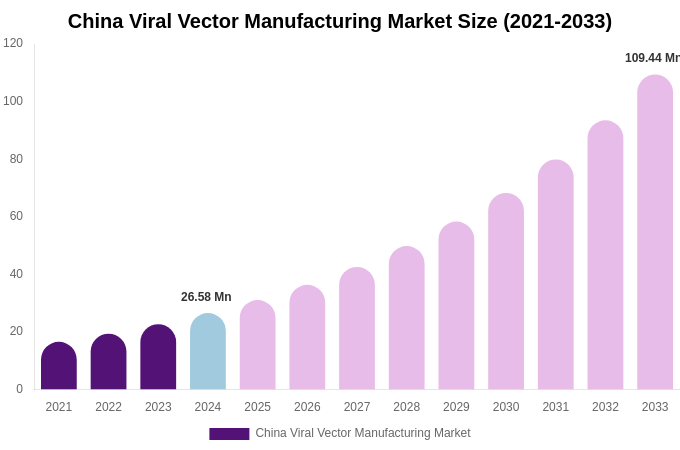 China Viral Vector Manufacturing Market Size, Share & Growth Report By 2033