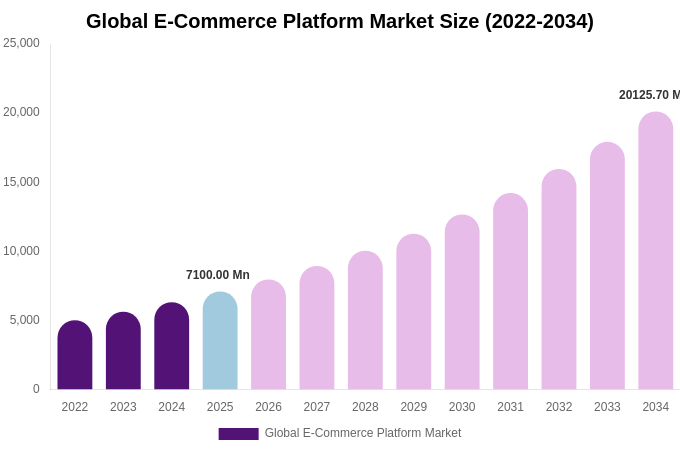 Global E-Commerce Platform Market Size & Share Report By 2034