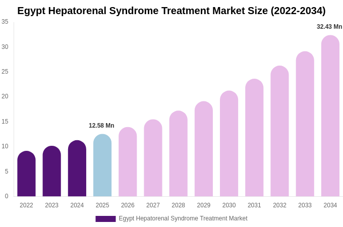 Egypt Hepatorenal Syndrome Treatment Market Size, Share & Trends Report By 2034