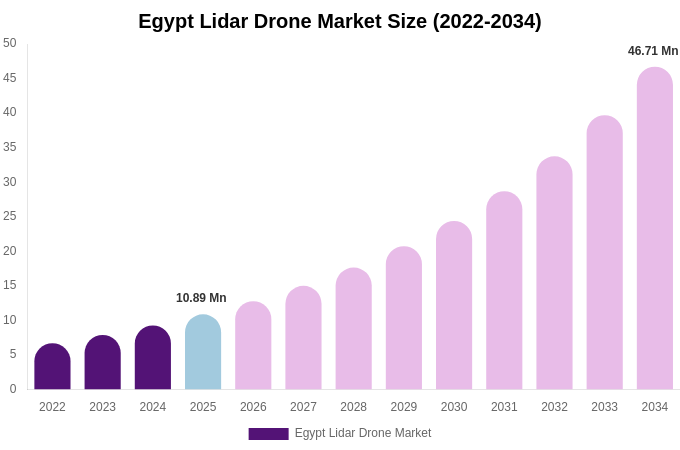 Egypt Lidar Drone Market Size, Share & Growth Report By 2034