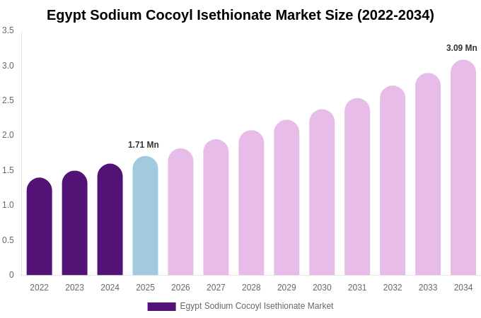 Egypt Sodium Cocoyl Isethionate Market Size, Trends & Forecast Analysis (2026-2034)