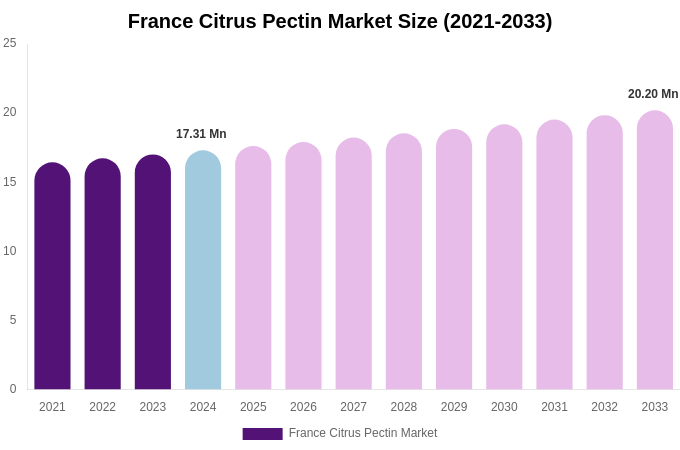 France Citrus Pectin Market Size, Share & Growth Analysis By [2033]