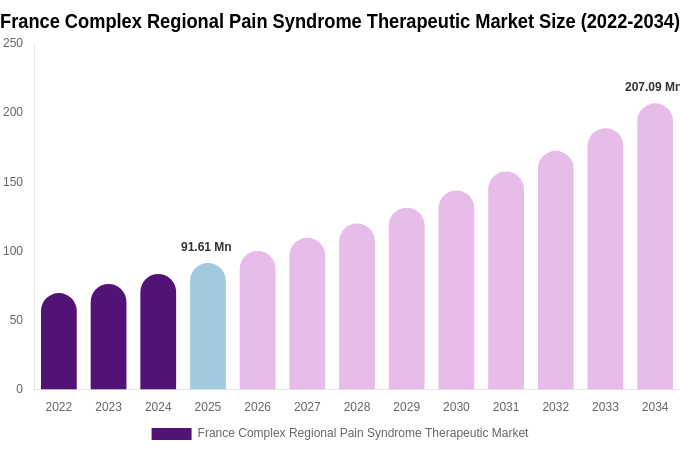 France Complex Regional Pain Syndrome Therapeutic Market Size, Share & Trends Report By 2034