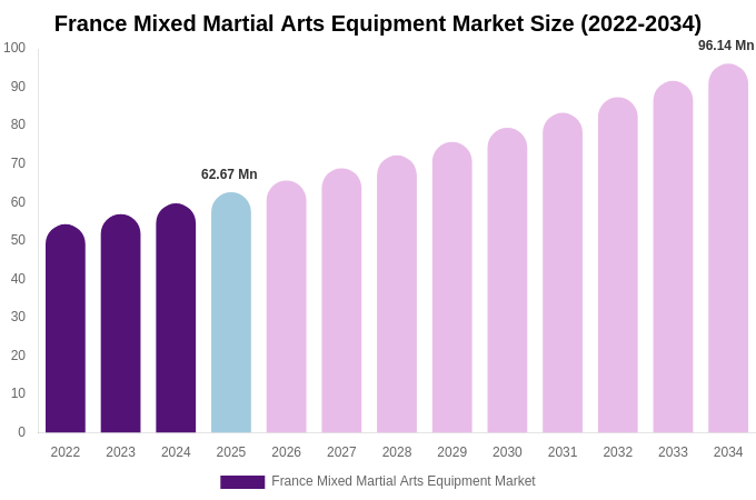 France Mixed Martial Arts Equipment Market Size Report By 2034