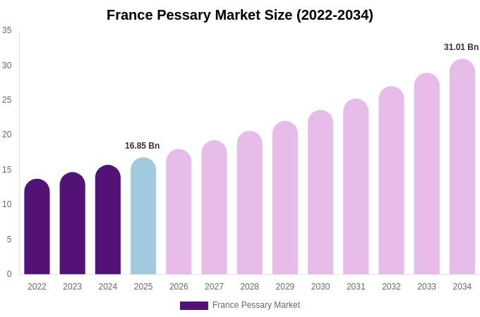 France Pessary Market Size & Share Report By 2034
