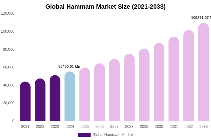 Global Hammam Market Size, Share & Growth Report By [2033]