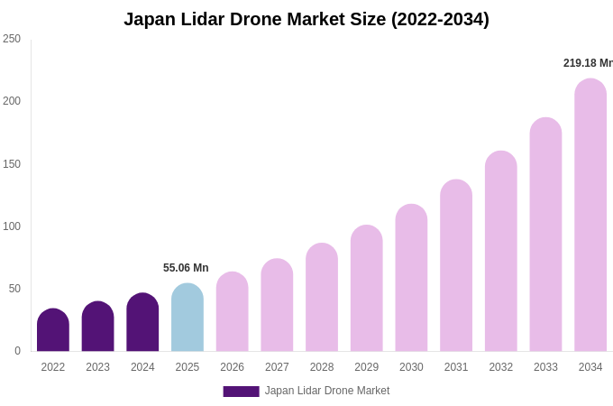 Japan Lidar Drone Market Size, Share & Growth Report By [2034]