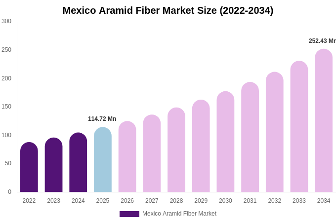 Mexico Aramid Fiber Market Size, Share Report By 2034