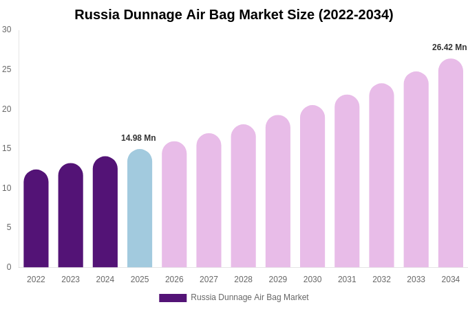 Russia Dunnage Air Bag Market Size, Share Report By 2034