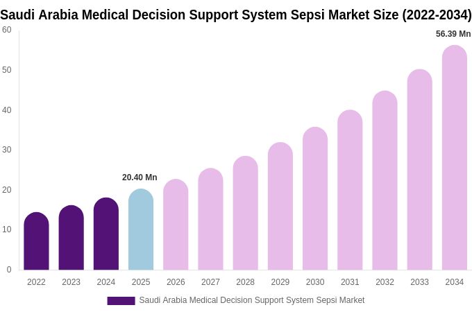 Saudi Arabia Medical Decision Support System Sepsi Market Size & Share Report By 2034