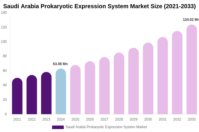 Saudi Arabia Prokaryotic Expression System Market Size, Share Report By 2033