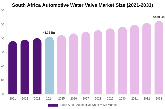 South Africa Automotive Water Valve Market Size Report By 2033