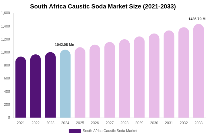 South Africa Caustic Soda Market Size, Share Report By 2033