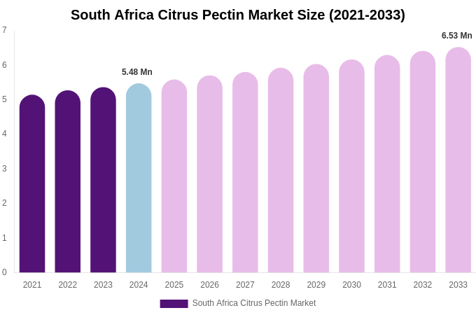 South Africa Citrus Pectin Market Size, Trends & Forecast Analysis (2025-2033)