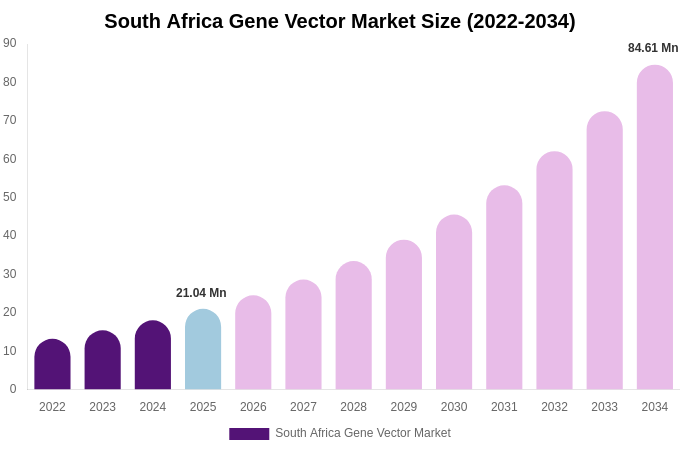 South Africa Gene Vector Market Size, Share & Growth Analysis By [2034]