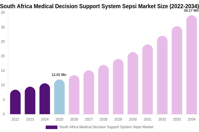 South Africa Medical Decision Support System Sepsi Market Size, Share & Trends Report By 2034
