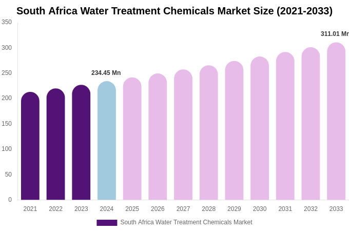 South Africa Water Treatment Chemicals Market Size, Share & Trends Report By 2033