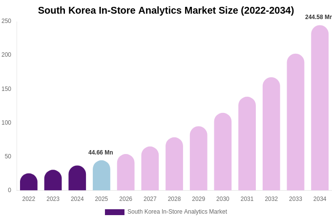 South Korea In-Store Analytics Market Size, Share & Trends Report By 2034