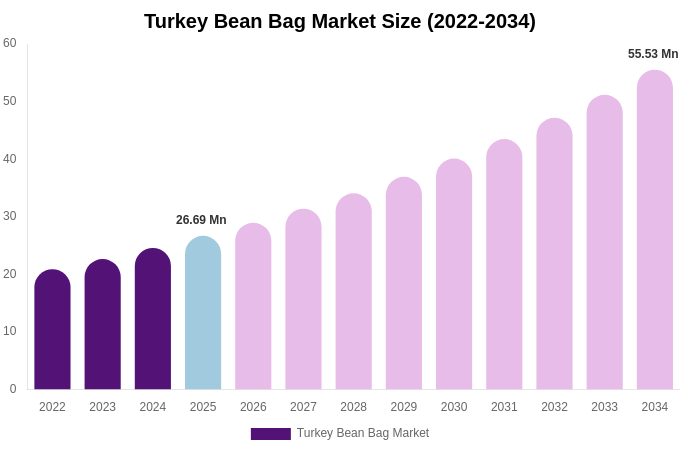 Turkey Bean Bag Market Size, Share & Growth Report By [2034]