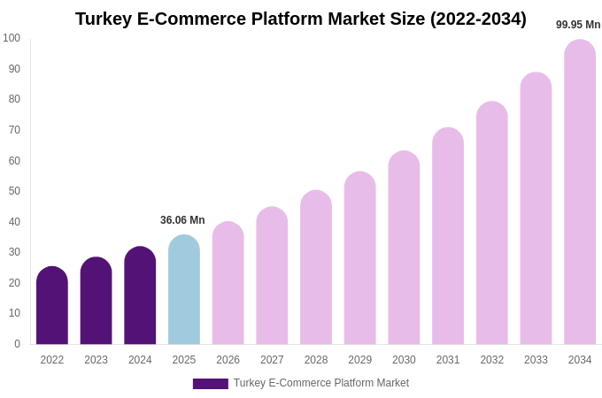 Turkey E-Commerce Platform Market Size, Share & Growth Report By 2034