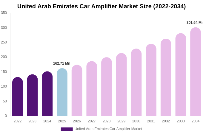 United Arab Emirates Car Amplifier Market Size, Share & Trends Report By 2034