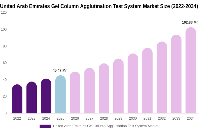 United Arab Emirates Gel Column Agglutination Test System Market Size, Trends & Forecast Analysis (2026-2034)