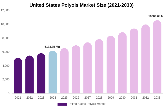 United States Polyols Market Size & Share Report By 2033