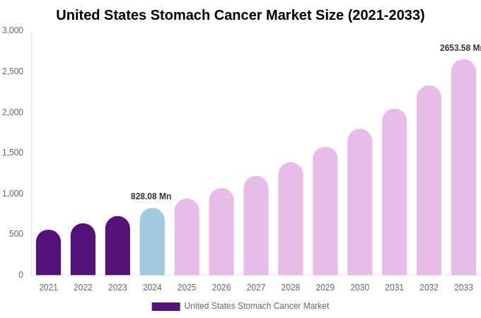 United States Stomach Cancer Market Size, Share & Growth Report By [2033]
