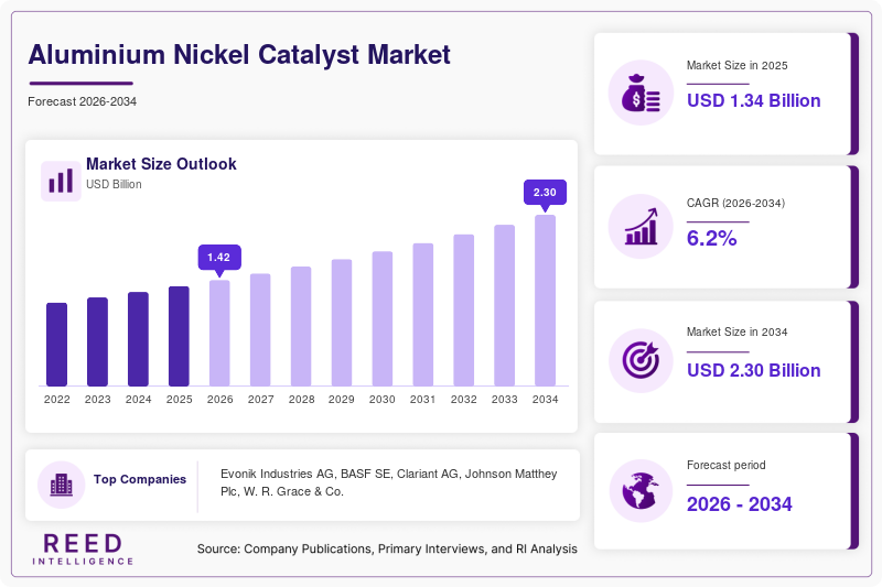 Aluminium Nickel Catalyst Market  Size