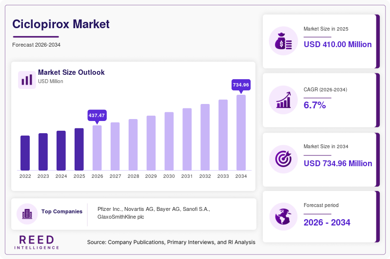 Ciclopirox Market Size