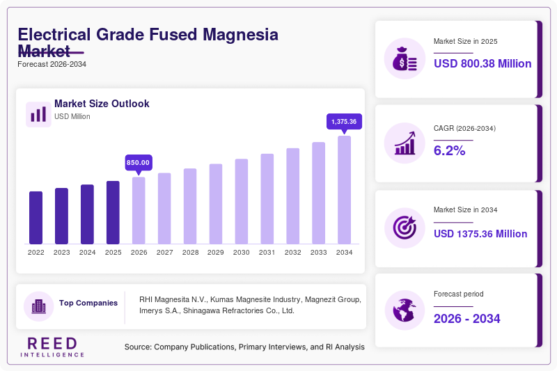 Electrical Grade Fused Magnesia Market Size