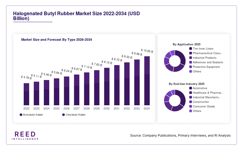 Halogenated Butyl Rubber Market Size and Forecast By Type 2026-2034