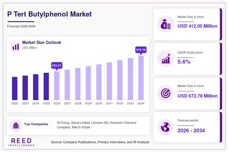 P Tert Butylphenol Market Size